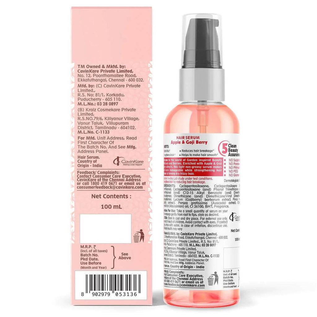 Apple Cider Vinegar Frizz Care Combo (Shampoo 300ml + Hair Mask 200ml + Hair Serum 100ml) - Buds&Berries