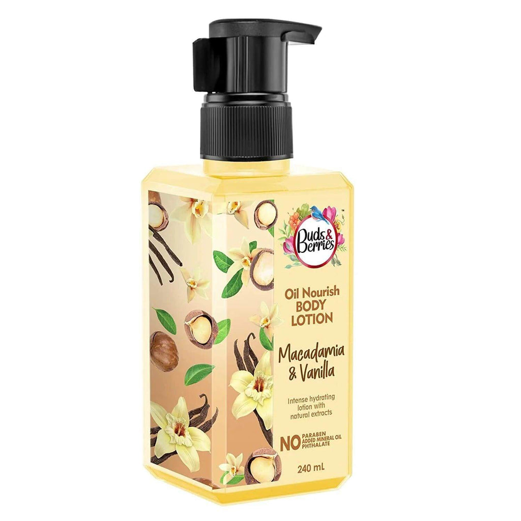 Macadamia Vanilla Hydration duo - Bodywash 300ml and Body Lotion 240ml - Buds&Berries