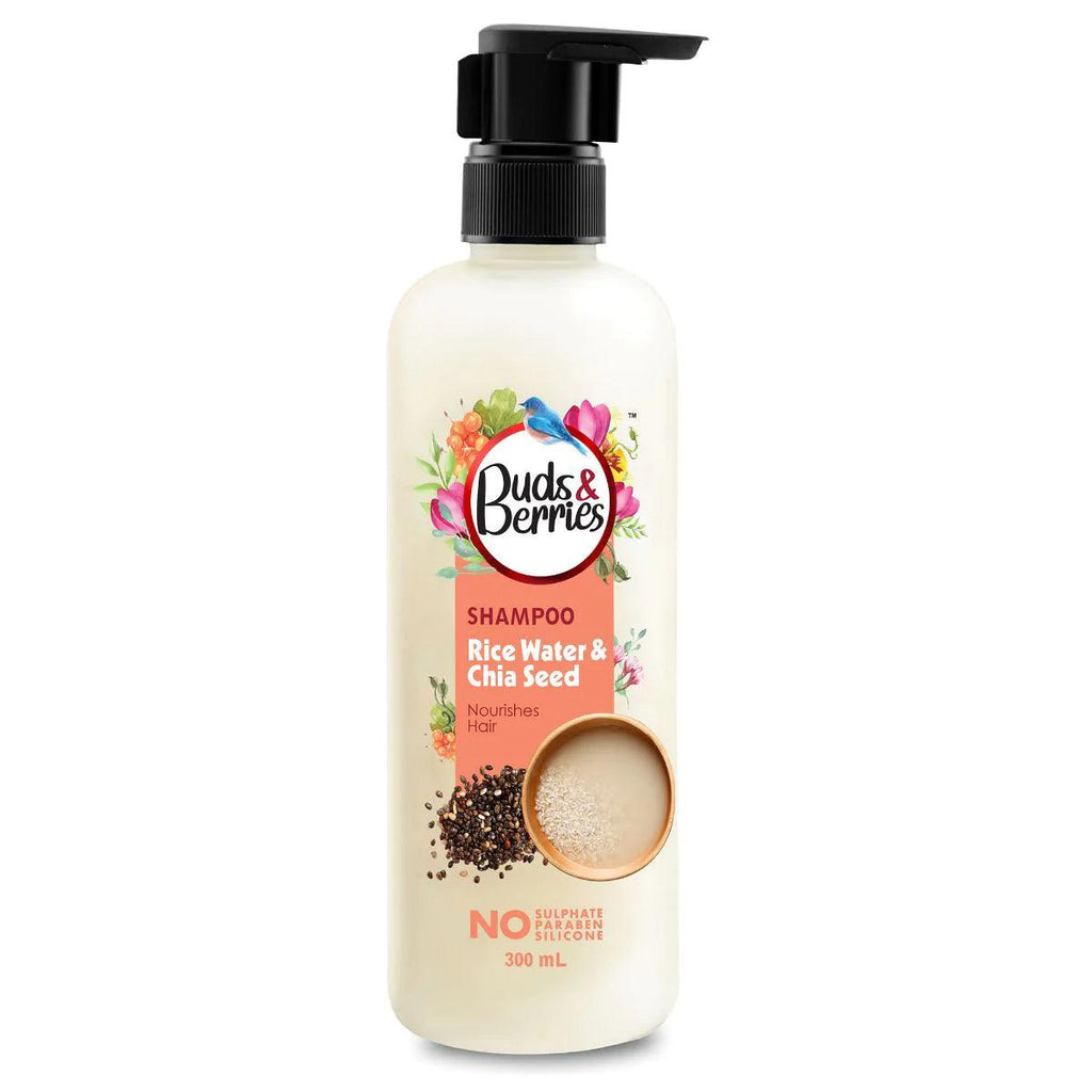 Rice water Hair Care (Shampoo 300ml + Hair Mask 200ml) - Buds&Berries
