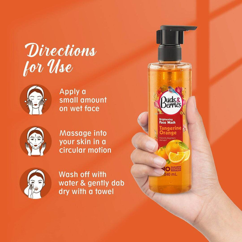 Tangerine Orange Facewash for Brightening 